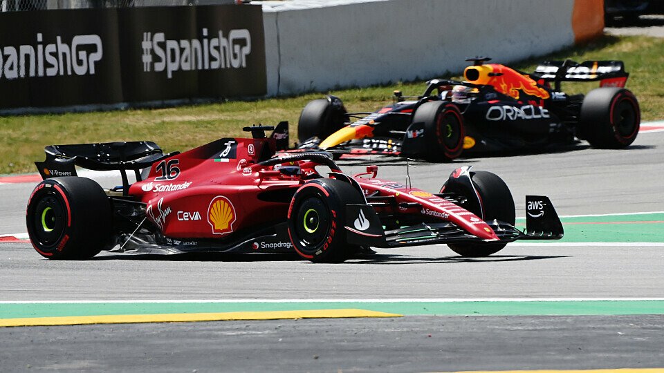 Kann sich Leclerc beim Spaein GP am Sonntag vor Max Verstappen halten, Foto: LAT Images