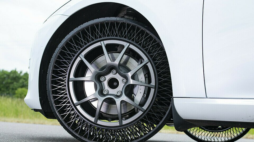 Goodyears nicht-pneumatischer Reifen in Betrieb., Foto: Goodyear