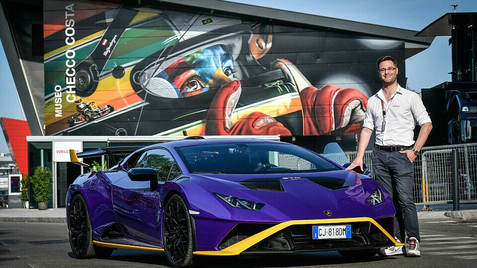 So lässt's sich reisen: Mit dem Lamborghini Huracan STO zum DTM-Rennen, Foto: Marco Passaniti/Lamborghini