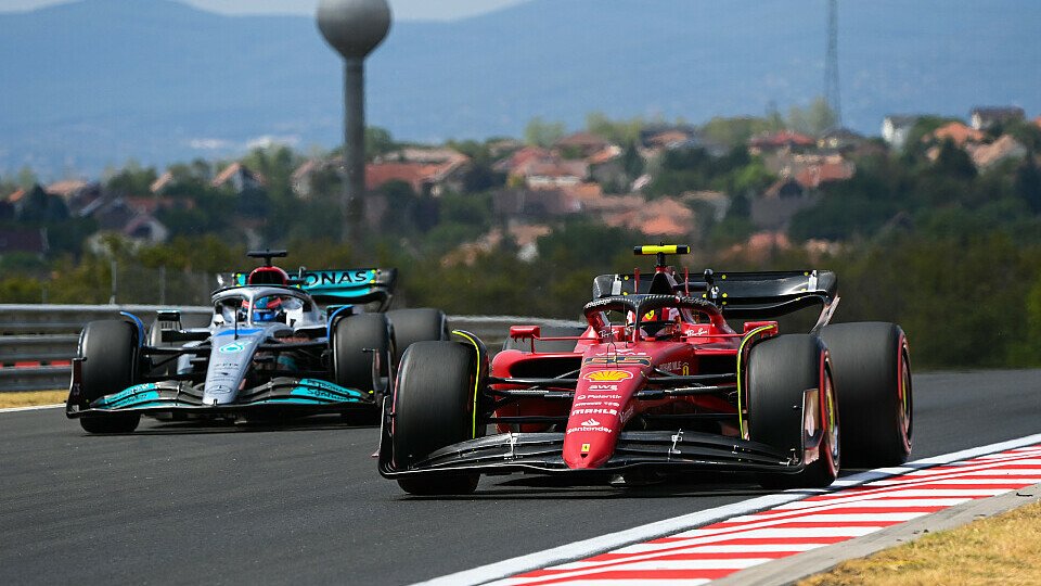 Carlos Sainz sicherte Ferrari im ersten Training der Formel 1 in Ungarn die Bestzeit, Foto: LAT Images