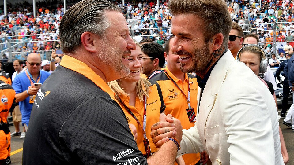 Nicht nur David Beckham lässt sich gern am Formel-1-Grid blicken., Foto: LAT Images