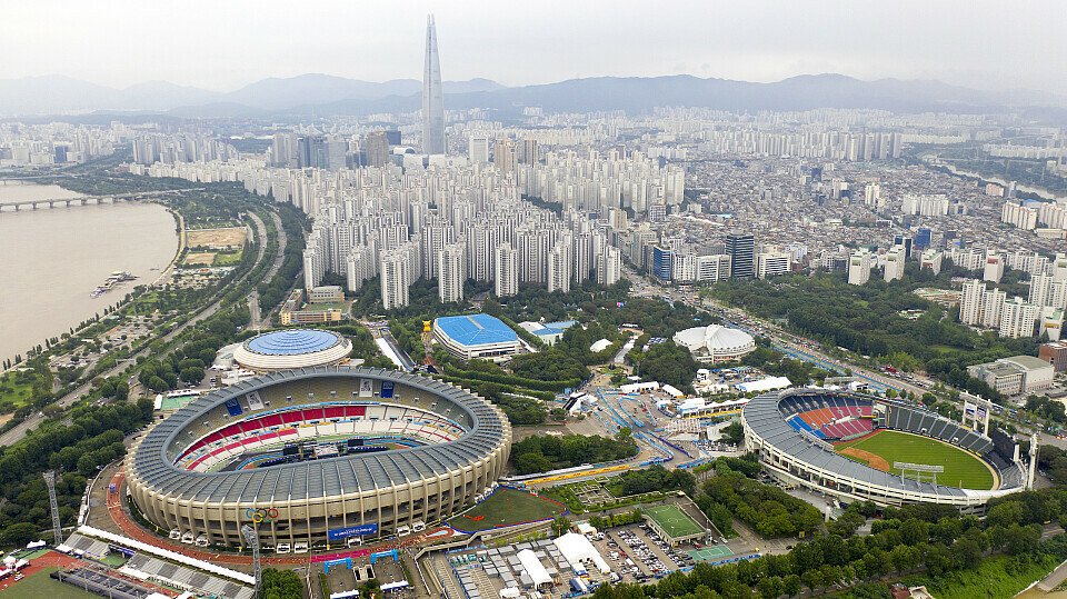Die Formel-E-Strecke in Seoul verläuft rund um das Olympia-Gelände, Foto: LAT Images