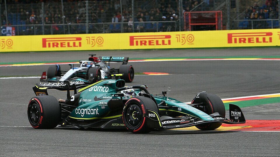 Sebastian Vettel und Aston Martin schafften es in Spa wieder nicht bis in Q2, Foto: LAT Images