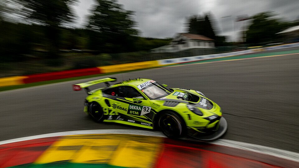 Porsche führt das 1. Freie Training bei der DTM in Spa an, Foto: LAT Images