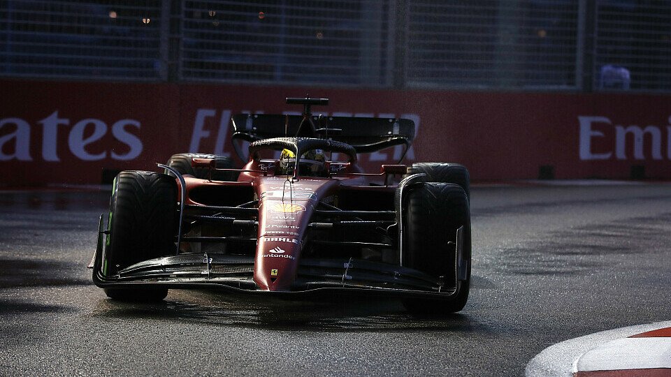 Ferrari-Pilot Charles Leclerc eroberte beim Formel-1-Qualifying in Singapur seine neunte Pole Position in der Saison 2022, Foto: LAT Images