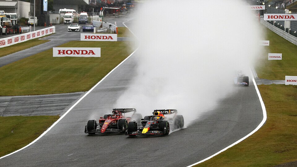 Bei Japan GP 2022 wurde das Rennen aufgrund der schlechten Sicht nicht über die volle Distanz ausgetragen., Foto: LAT Images