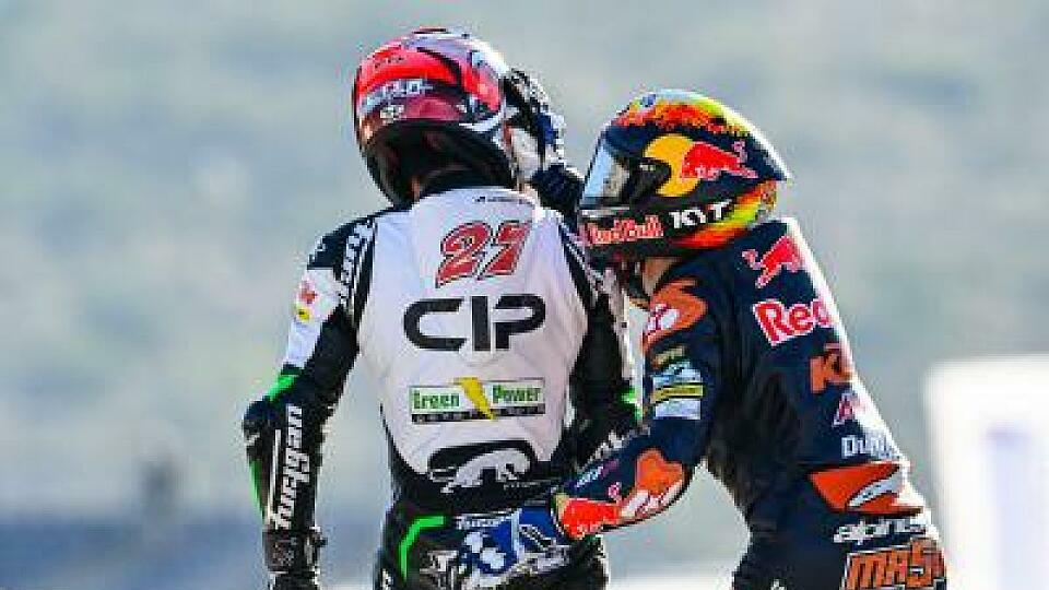 Kaito Toba und Jaume Masia gerieten heftig aneinander, Foto: MotoGP.com