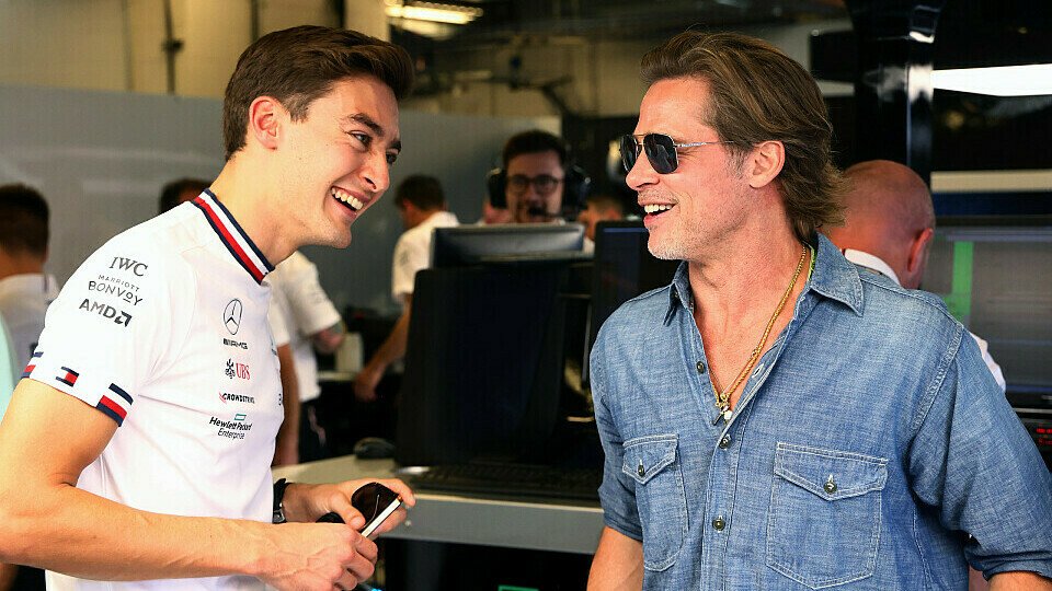 Brad Pitt zu Gast im Formel-1-Fahrerlager, Foto: LAT Images