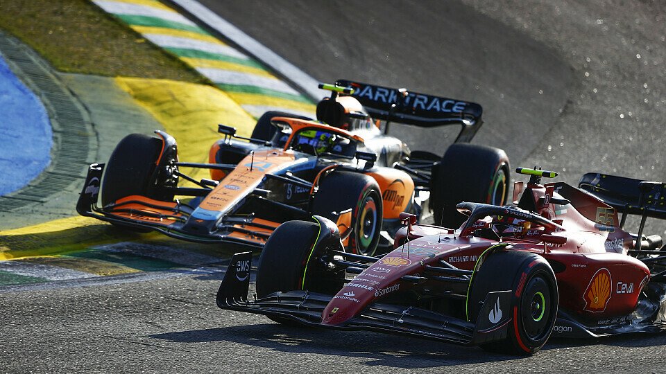 Lando Norris hatte beim Brasilien GP alles andere als einen gutes Rennen, Foto: LAT Images