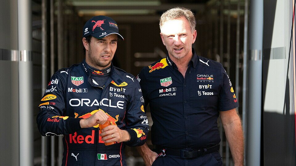 Red-Bull-Teamchef Christian Horner will Sergio Perez in der Formel 1 2024 in Bestform sehen, Foto: LAT Images