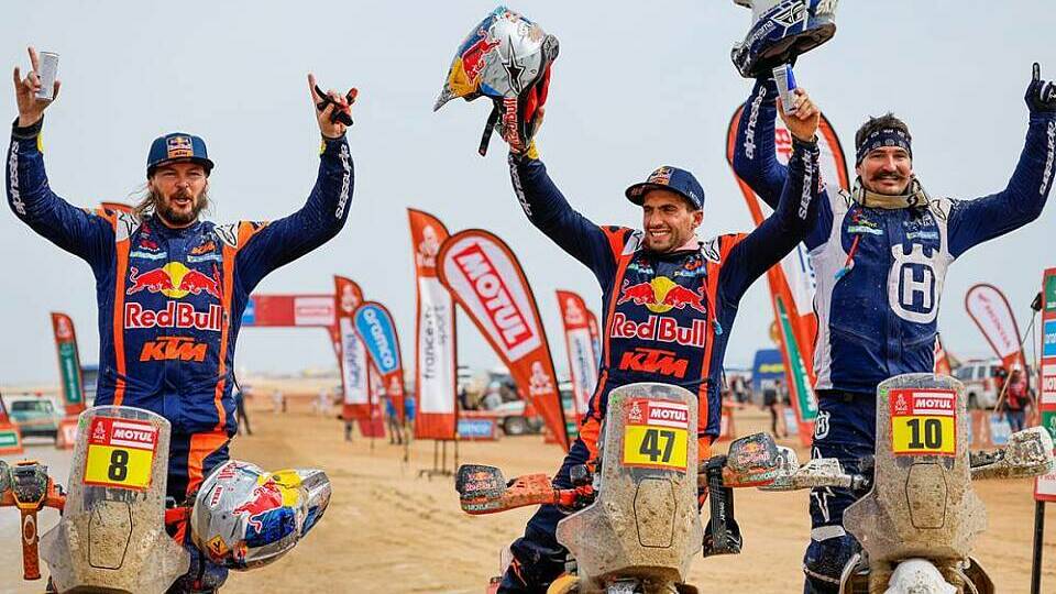 Kevin Benavides holt sich Tagessieg und ersten Titel bei der Dakar Rallye 2023, Foto: A.S.O. / DPPI
