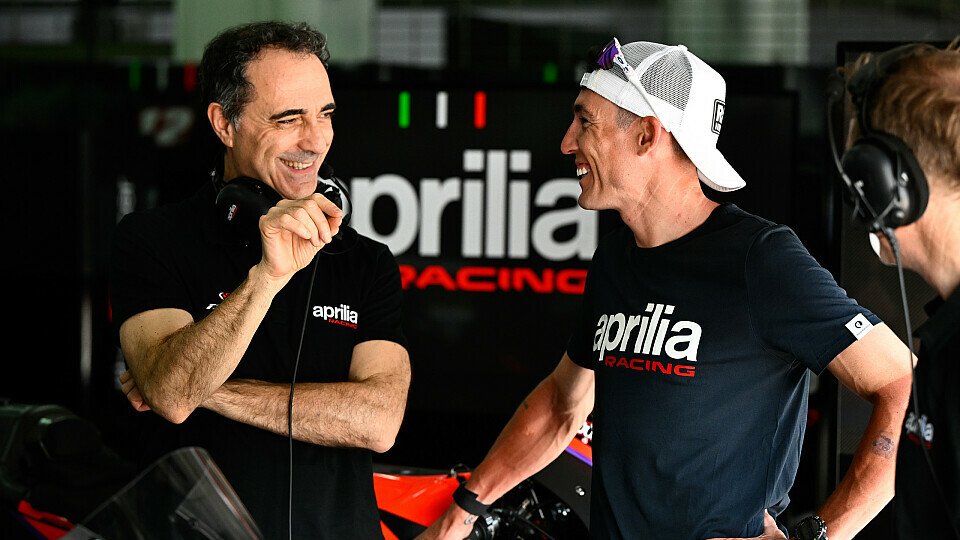Die Stimmung nach dem Sepang-Test im Aprilia ist gut, Foto: MotoGP.com