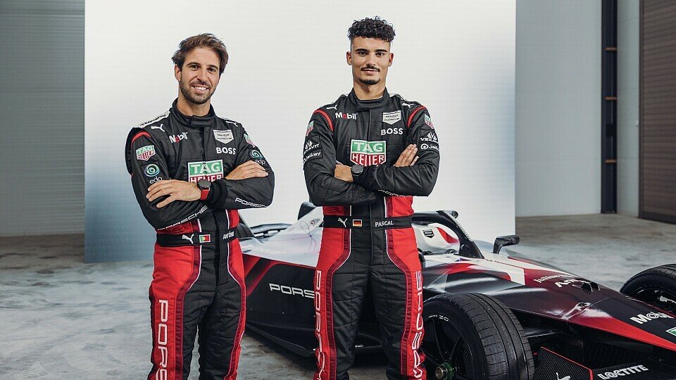 Teamkollegen bei Porsche: Antonio Felix da Costa und Pascal Wehrlein, Foto: Porsche AG
