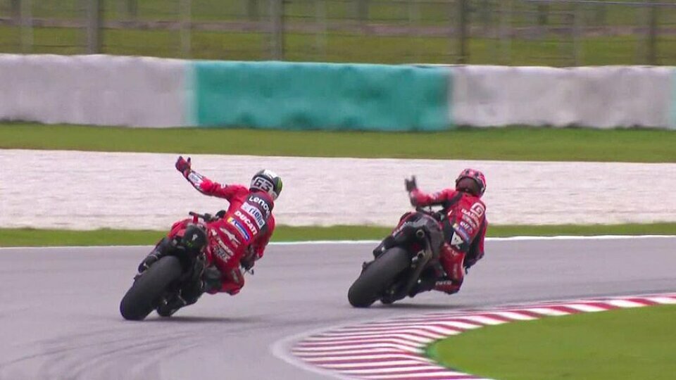 Beide Fahrer sahen die Schuld beim jeweils Anderen, Foto: Screenshot/MotoGP