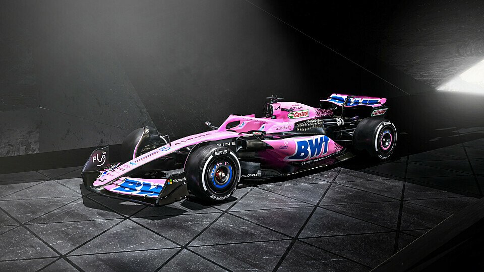 Letzter Launch: Mit diesem rosa Livery startet Alpine in die Formel-1-Saison 2023, Foto: Alpine