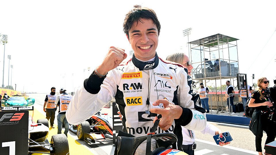 Pepe Marti holte in Bahrain den ersten Rennsieg der Formel-3-Saison 2023, Foto: LAT Images