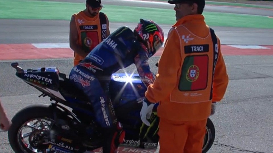 Fabio Quartararo hatte technische Probleme, Foto: Screenshot/MotoGP