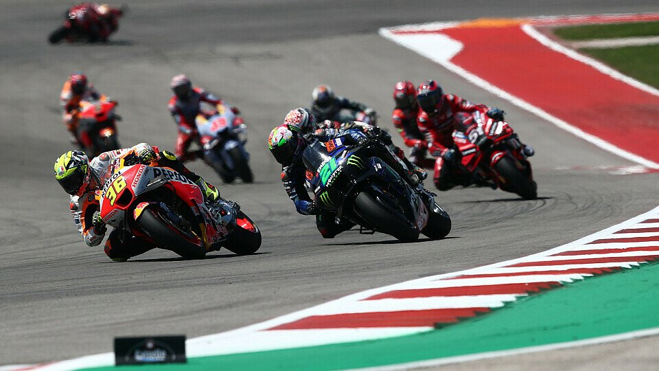 Beim hinterherfahren schnellen Reifendrücke in der MotoGP nach oben, Foto: LAT Images