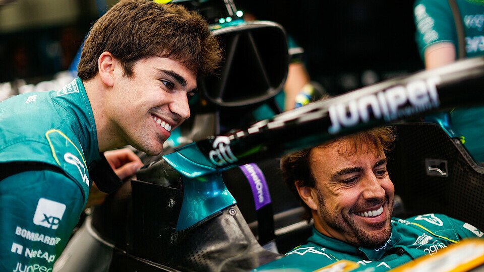 Lance Stroll und Fernando Alonso haben eine Saison als Teamkollegen hinter sich, Foto: LAT Images