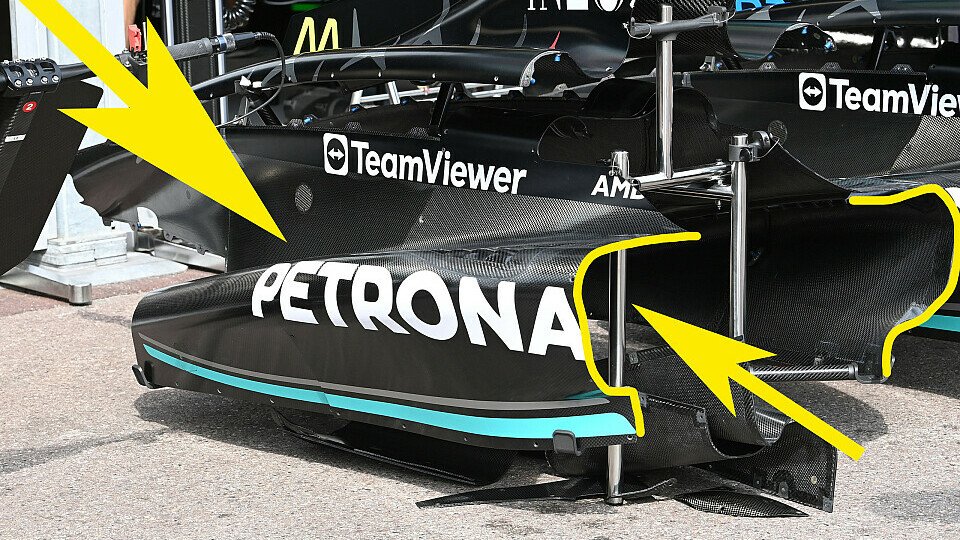 Der neue Mercedes-Seitenkasten für Monaco, Foto: Motorsport-Magazin.com