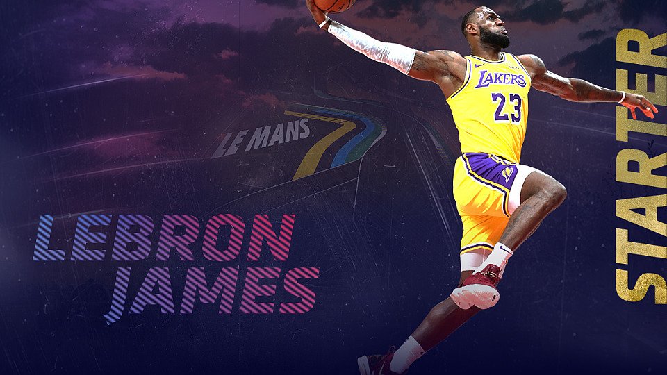 NBA-Ikone LeBron James wird die 24h von Le Mans 2023 eröffnen, Foto: KMB Creative Network AG