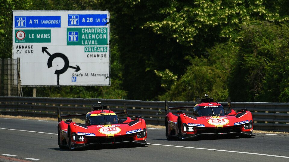 Beide Ferrari 499 P führen das 3. Training in Le Mans an, Foto: LAT Images