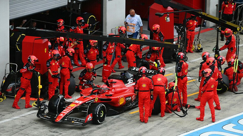 Ferrari-Boxenstopp in Österreich: Laut Fred Vasseur strategisch die richtige Entscheidung, Foto: LAT Images