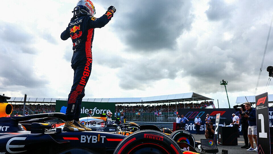 Max Verstappen gewann in Silverstone, allerdings nicht so dominant wie sonst, Foto: Getty Images / Red Bull Content Pool
