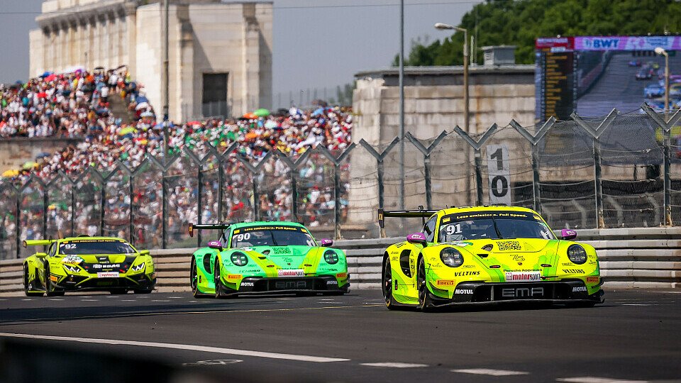 Norisring: Mirko Bortolotti jagt die beiden Manthey-Porsche, Foto: DTM