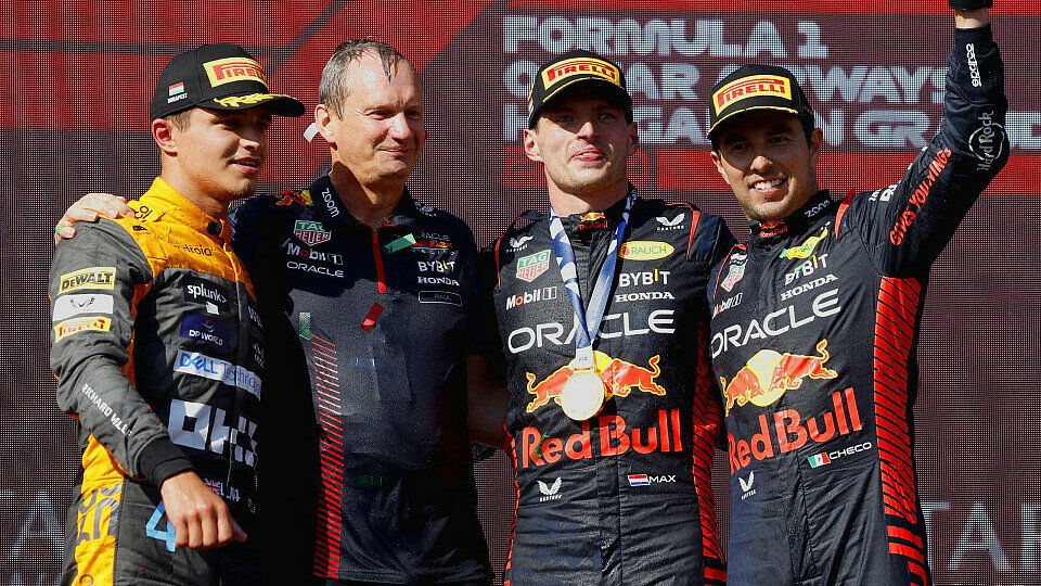 Max Verstappen und Sergio Perez haben 12 Rennen in Folge gewonnen, Foto: LAT Images