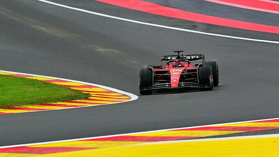 Charles Leclerc beim Qualifying in Spa-Francorchamps