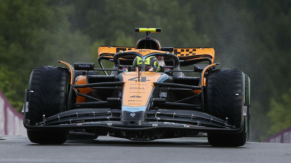 Lando Norris beim Qualifying in Spa-Francorchamps