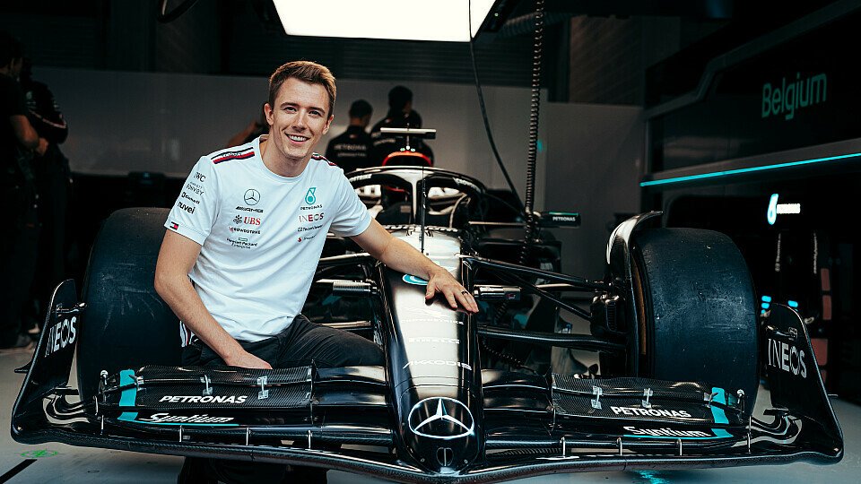 Frederik Vesti in Mercedes-Garage