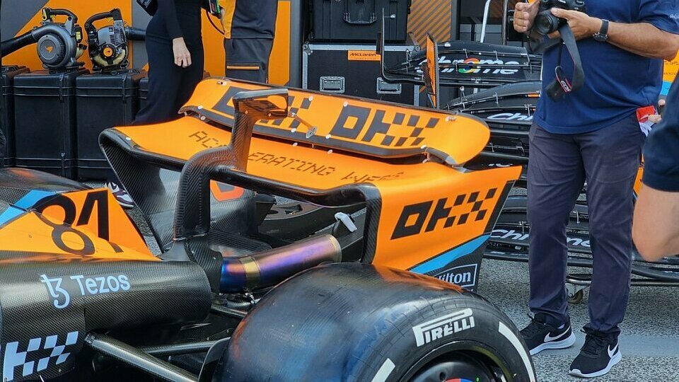 Update McLaren Niederlande Heckflügel Update McLaren Niederlande Heckflügel