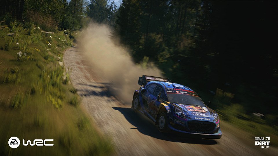 Der Ford Puma im EA Sports WRC 2023-Spiel