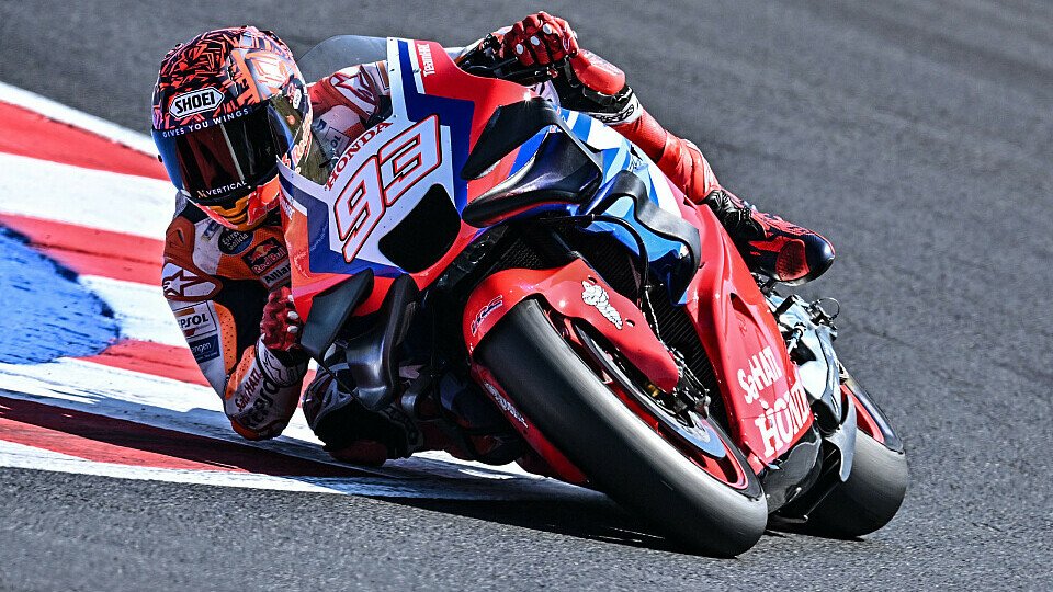 Marc Marquez mit der 2024er-Honda beim MotoGP-Test in Misano