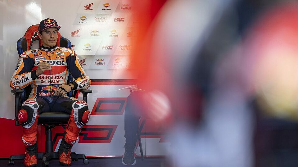 Marc Marquez in der Repsol-Honda-Box
