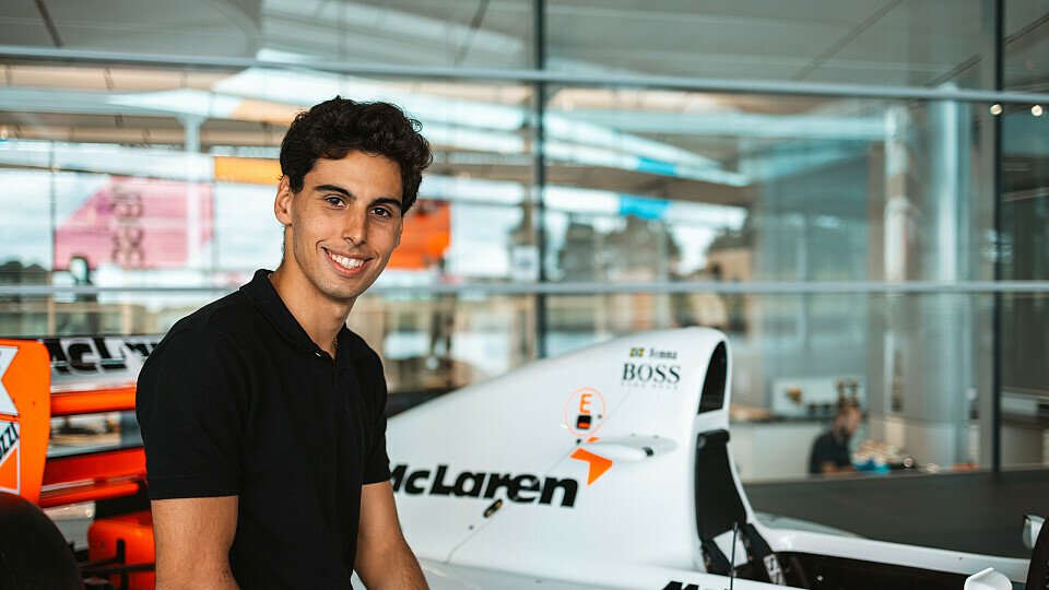 Gabriel Bortoleto im McLaren Technology Center