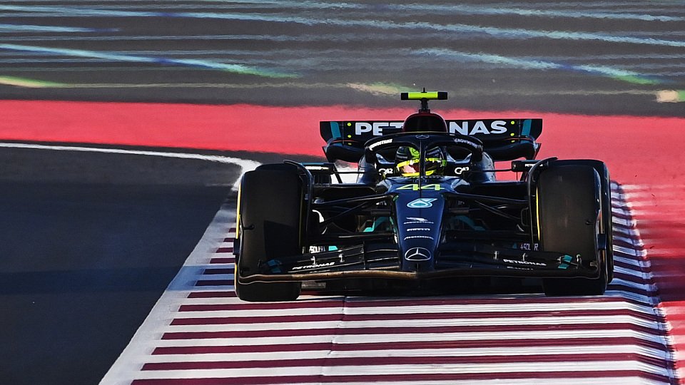 Lewis Hamilton überfährt im Katar-Shootout die Track Limits