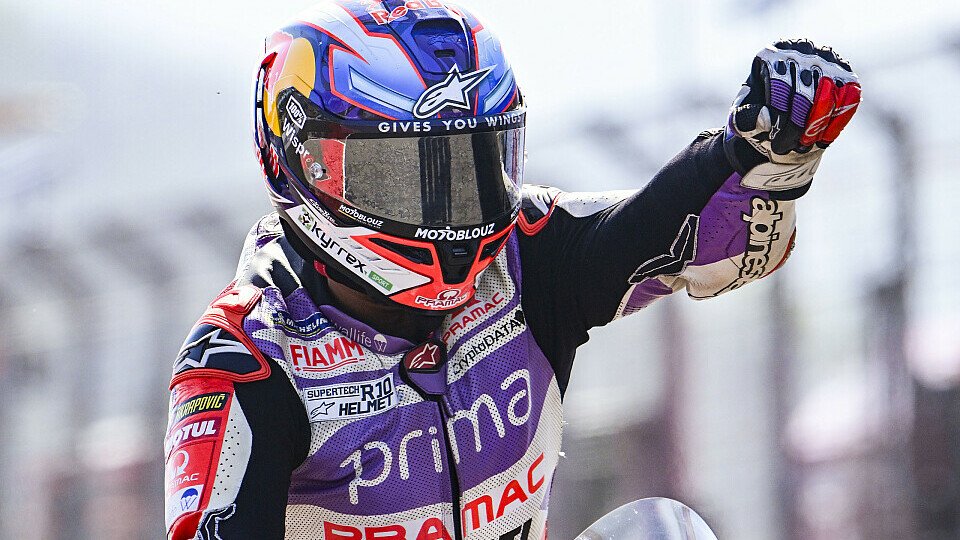 Jorge Martin bejubelt seinen Sieg im MotoGP-Sprint in Indonesien