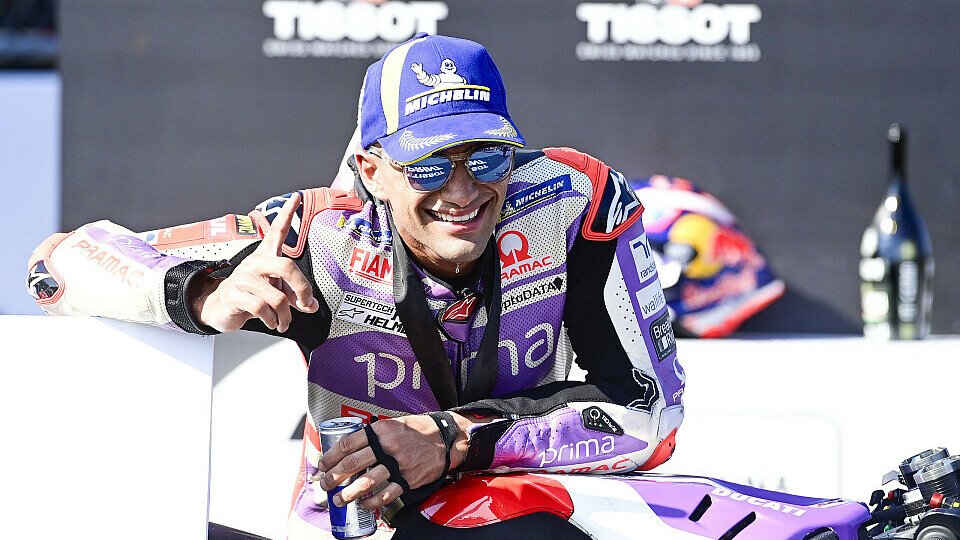 Jorge Martin bejubelt den Sieg im MotoGP-Sprint in Indonesien