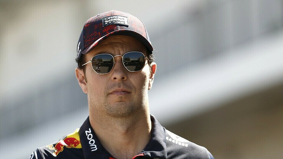 Red Bull-Fahrer Sergio Perez im Paddock