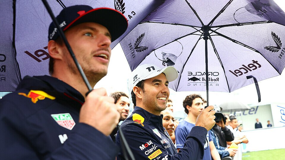 Max Verstappen und Red Bull-Teamkollege Sergio Perez