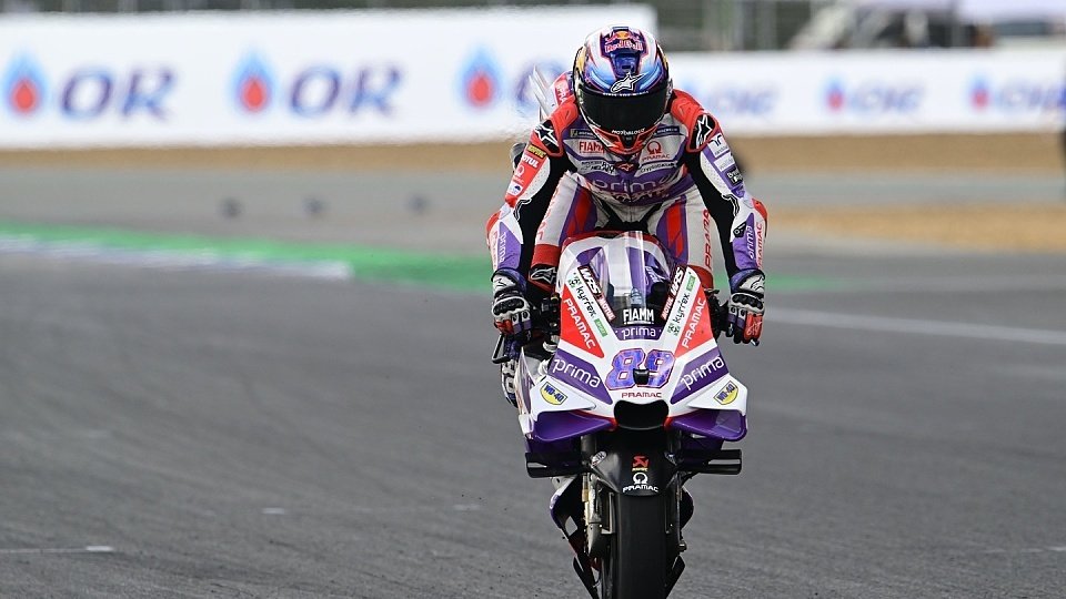 Jorge Martin feiert den Sprint-Sieg bei der MotoGP in Thailand