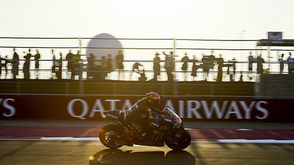 Fabio Quartararo beim Training zum Katar GP der MotoGP