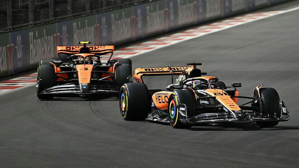 McLaren-Duo Oscar Piastri vor Lando Norris