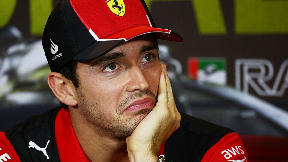 Pressekonferenz mit Ferrari-Fahrer Charles Leclerc