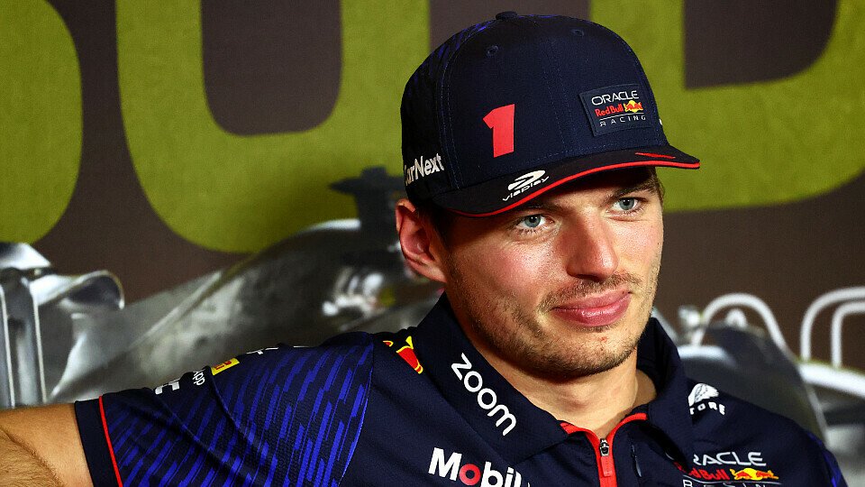 Pressekonferenz mit Red Bull-Fahrer Max Verstappen