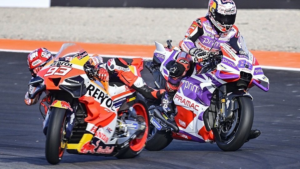 Kollision zwischen Marc Marquez und Jorge Martin beim MotoGP-Finale in Valencia