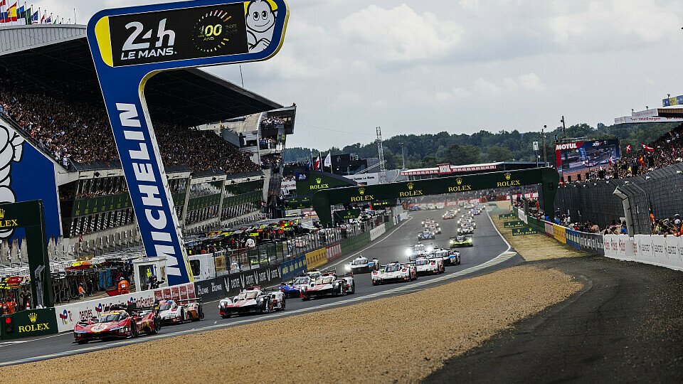 Start zum 24-Stunden-Rennen von Le Mans 2023